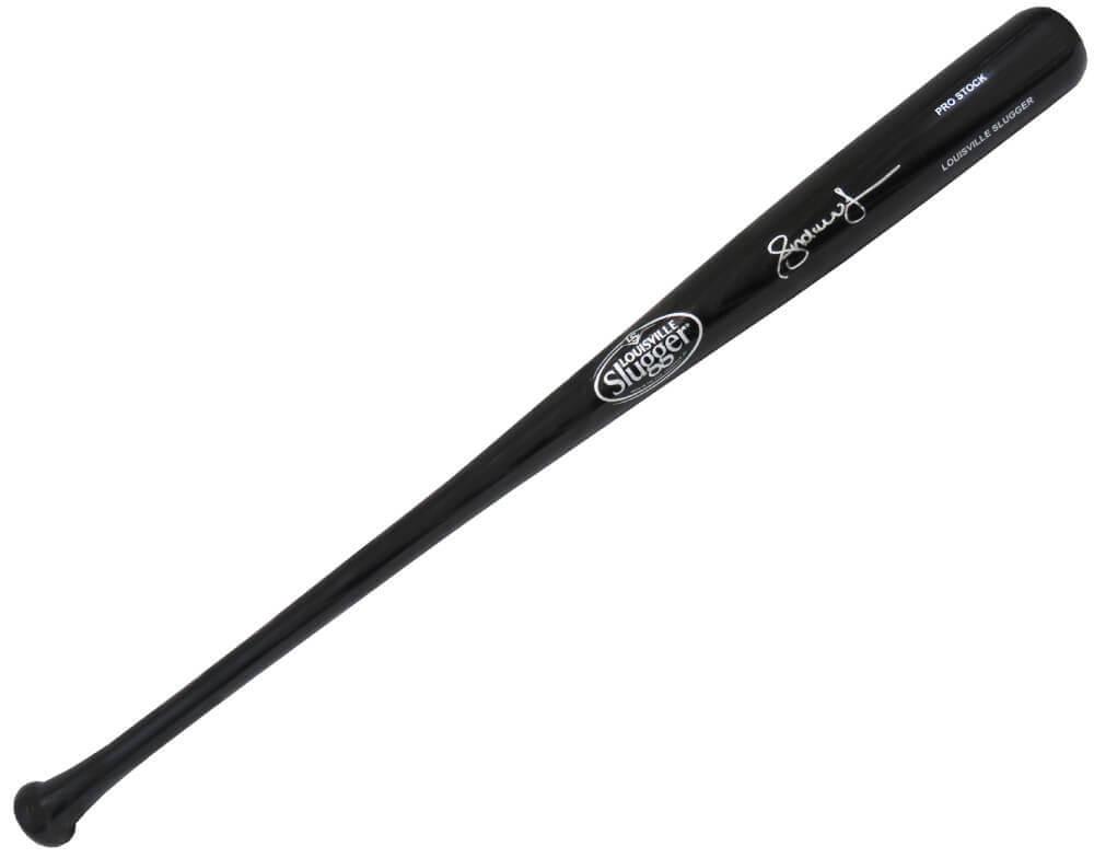 Andruw Jones Signed Louisville Slugger Black Baseball Bat – Schwartz ...