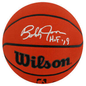 Bobby Jones Signed Wilson Indoor/Outdoor NBA Basketball w/HOF’19