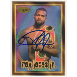 Roy Jones Jr. Signed 1996 Ringside Boxing Trading Card #23