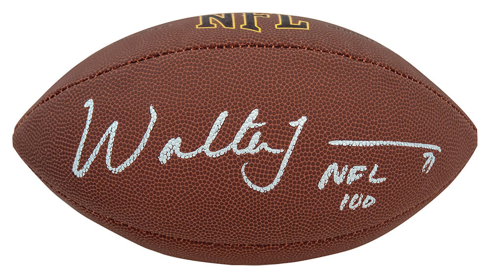 Walter Jones Signed Wilson Super Grip Full Size NFL Football w/NFL 100 –  Schwartz Sports Memorabilia