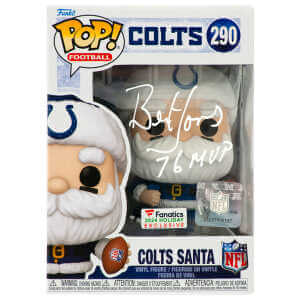 Bert Jones Signed Colts SANTA Funko Pop Doll #290 w/76 MVP