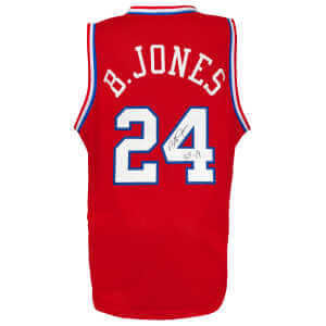 Bobby Jones Signed Red Custom Basketball Jersey w/HOF'19