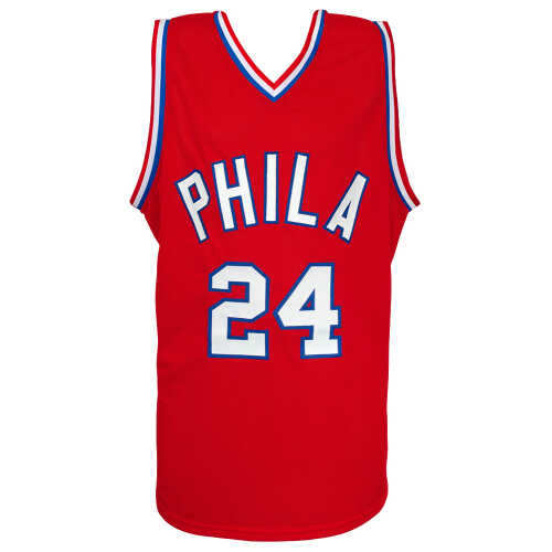 Bobby Jones Signed Red Custom Basketball Jersey w/HOF'19 - Image 3