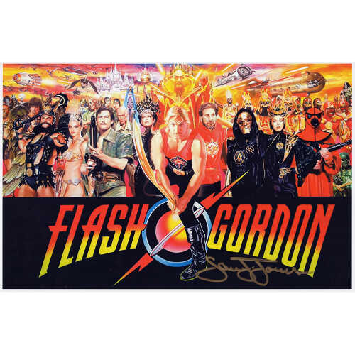 Sam J. Jones Signed Flash Gordon 11x17 Print