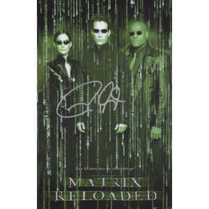Roy Jones Jr Signed Matrix Reloaded 11x17 Movie Poster