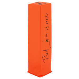 Bert Jones Signed Orange Football Endzone Pylon w/76 MVP