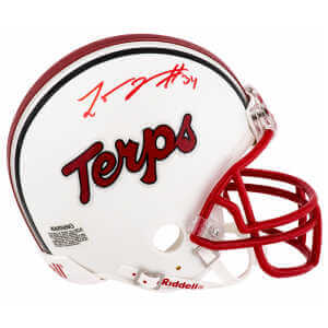 Lamont Jordan Signed Maryland Terrapins Riddell (VSR4) Mini Helmet