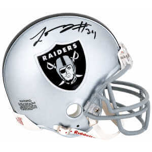 Lamont Jordan Signed Raiders Riddell (VSR4) Mini Helmet