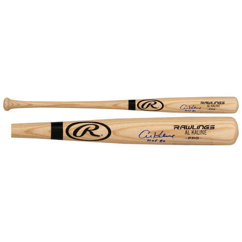 Al Kaline Signed Rawlings Blonde Baseball Bat w/HOF'80 - (PSA) - Image 2