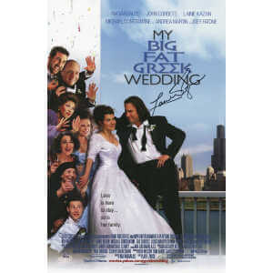 Lainie Kazan Signed My Big Fat Greek Wedding 11×17 Movie Poster