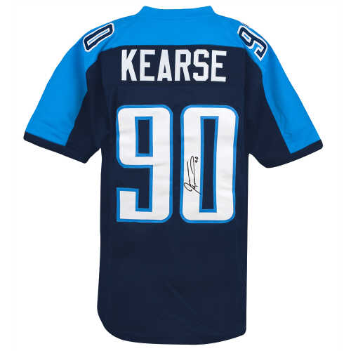 Jevon Kearse Signed Dark Blue Custom Football Jersey
