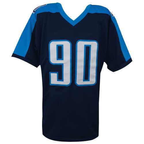 Jevon Kearse Signed Dark Blue Custom Football Jersey - Image 3