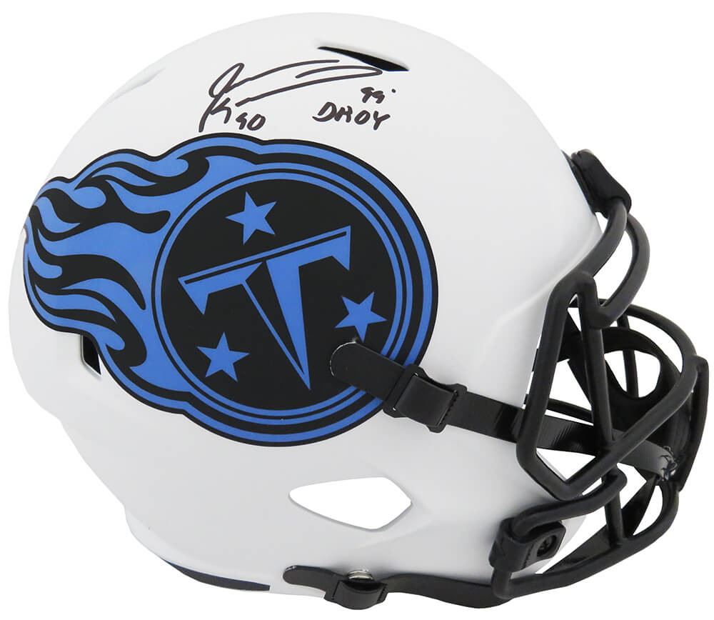 Jevon Kearse Signed Tennessee Titans Lunar Eclipse Riddell Full