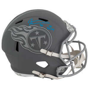 Jevon Kearse Signed Tennessee Titans SLATE Riddell Full Size Speed Replica Helmet w/99 DROY