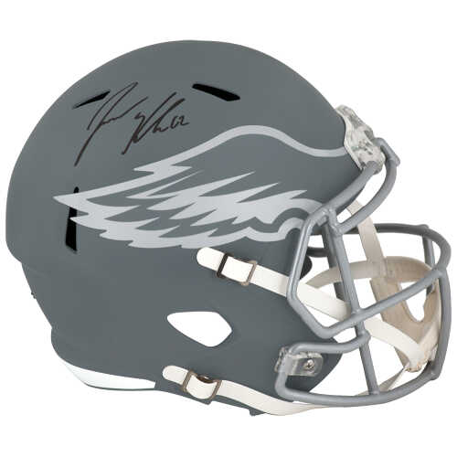 Jason Kelce Signed Philadelphia Eagles SLATE Riddell Full Size Speed Replica Helmet