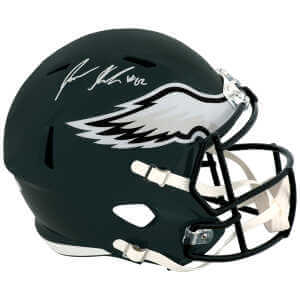 Jason Kelce Signed Philadelphia Eagles Riddell Full Size Speed Replica Helmet - (PSA)