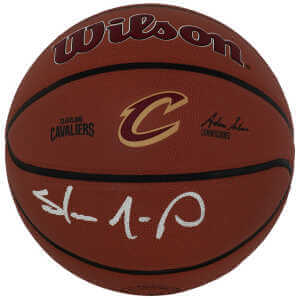 Shawn Kemp Signed Cleveland Cavaliers Logo Wilson NBA Basketball