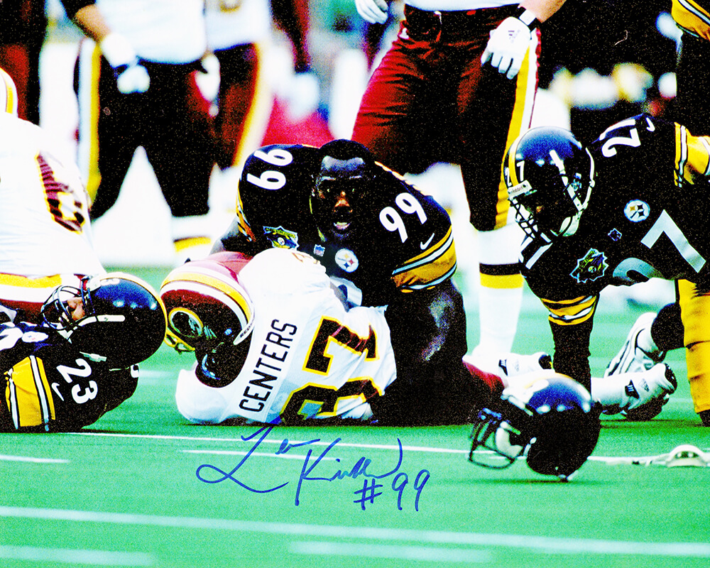 Autographed Levon Kirkland Pittsburgh Steelers 8x10 Photo