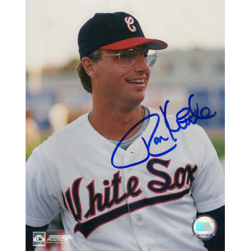 Ron Kittle Signed Chicago White Sox White Jersey Close Up 8x10 Photo