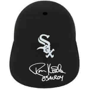Ron Kittle Signed Chicago White Sox Souvenir Replica Batting Helmet w/83 AL ROY