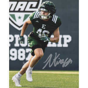 Noah Knigga Signed Eastern Michigan Eagles Action 8x10 Photo