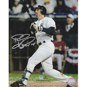 Paul Konerko Chicago White Sox Signed Autographed Black Baseball