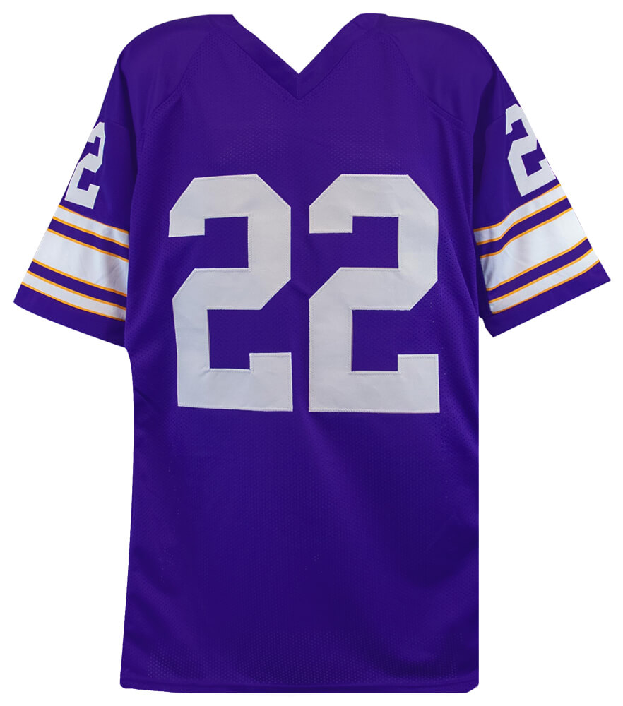 Paul Krause Signed Purple Custom Throwback Football Jersey w/HOF