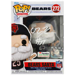 Olin Kreutz Signed Chicago Bears SANTA Funko Pop Doll #272