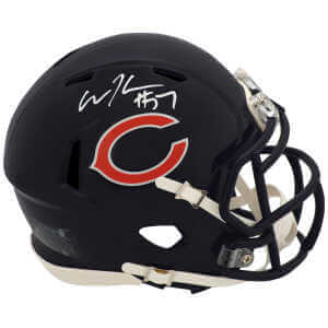 Olin Kreutz Signed Chicago Bears Riddell Speed Mini Helmet