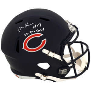 Olin Kreutz Signed Chicago Bears Riddell Full Size Speed Replica Helmet w/6x Pro Bowl