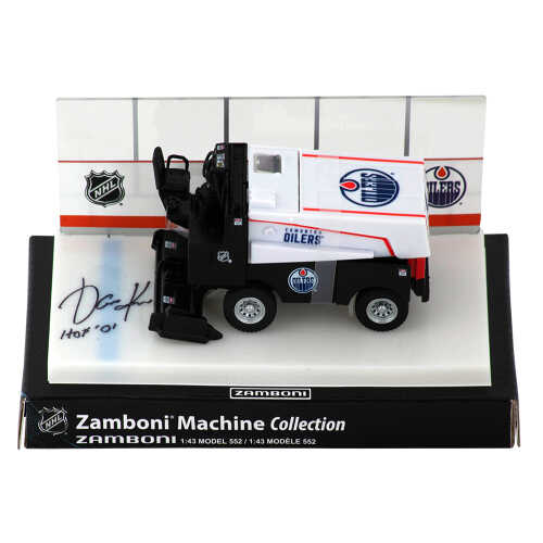 Jari Kurri Signed Edmonton Oilers NHL Mini Zamboni w/HOF'01