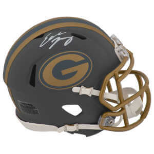 Eddie Lacy Signed Green Bay Packers SLATE Riddell Speed Mini Helmet
