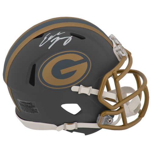 Eddie Lacy Signed Green Bay Packers SLATE Riddell Speed Mini Helmet