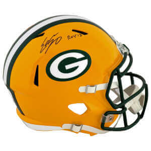 Eddie Lacy Signed Green Bay Packers Riddell Full Size Speed Replica Helmet w/ROY'13