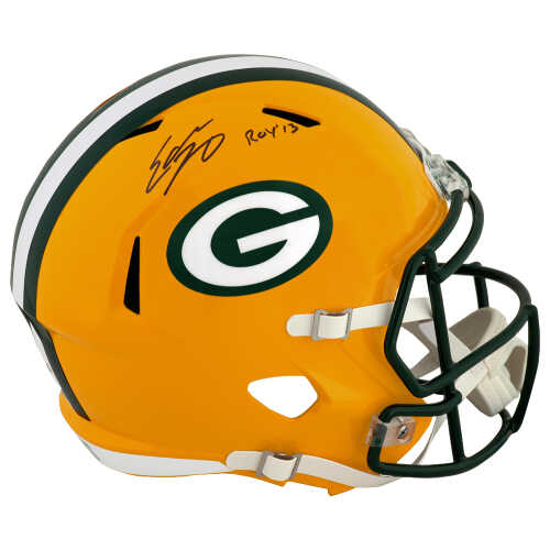 Eddie Lacy Signed Green Bay Packers Riddell Full Size Speed Replica Helmet w/ROY'13