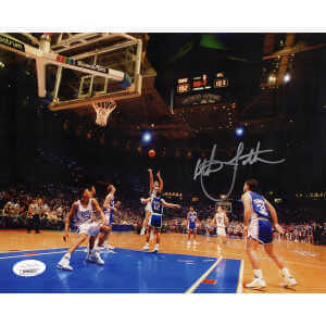 Christian Laettner Signed Duke The Shot Image 8x10 Photo - (JSA)