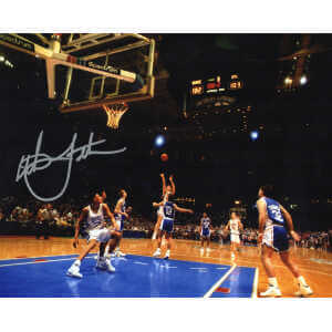 Christian Laettner Signed Duke The Shot Image 8x10 Photo