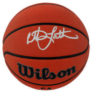 Christian Laettner Signed Wilson Indoor/Outdoor NBA Basketball