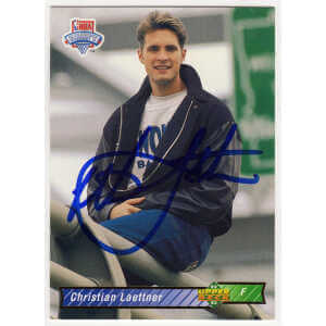Christian Laettner Signed Minnesota Timberwolves 1992-93 Upper Deck Rookie Basketball Card #3