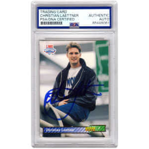 Christian Laettner Signed Timberwolves 1992-93 Upper Deck Rookie Basketball Card #3 - (PSA Encapsulated)