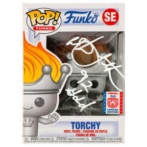 Christian Laettner Signed Torchy Funko Pop Doll #SE w/92 Gold
