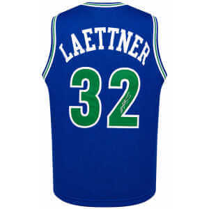 Christian Laettner Signed Blue Throwback Pro Style Custom Basketball Jersey