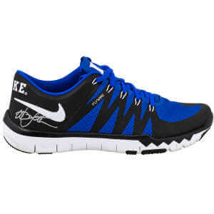Christian Laettner Signed Duke Nike Flywire Black & Blue Shoe - (Left Foot)
