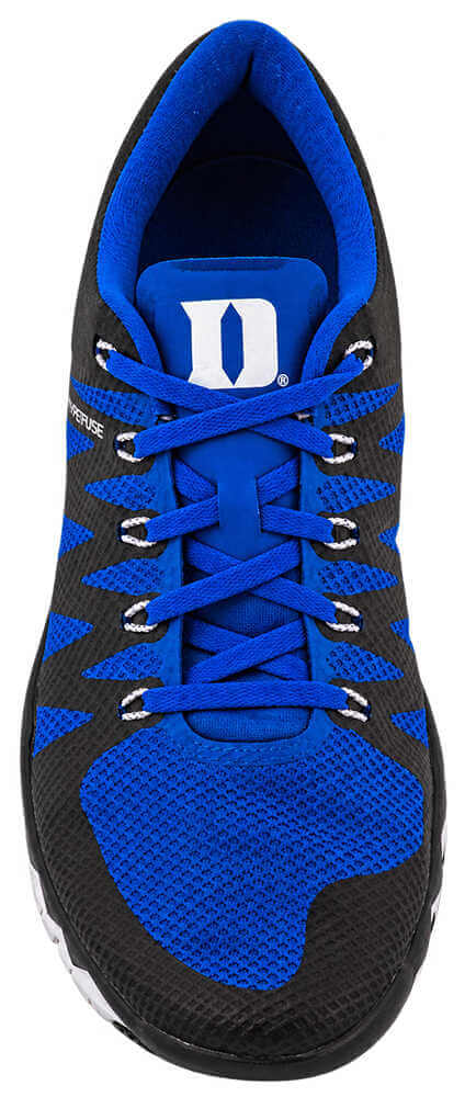 Christian Laettner Signed Duke Nike Flywire Black & Blue Shoe - (Left Foot) - Image 2