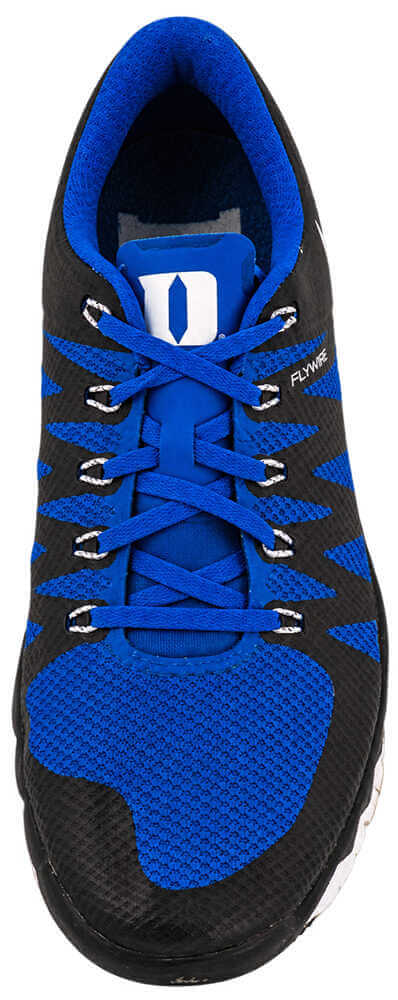 Christian Laettner Signed Duke Nike Flywire Black & Blue Shoe - (Right Foot) - Image 2