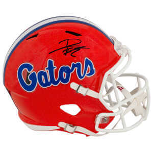 DJ Lagway Signed Florida Gators Orange Riddell Full Size Speed Replica Helmet