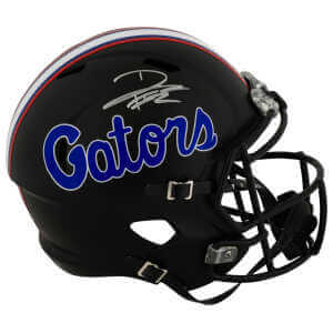 DJ Lagway Signed Florida Gators Black Riddell Full Size Speed Replica Helmet