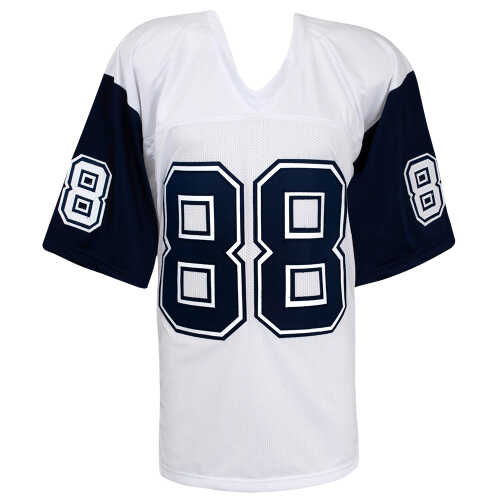 Ceedee Lamb Signed White Custom Football Jersey - (JSA) - Image 3