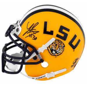 LaRon Landry Signed LSU Tigers Schutt Mini Helmet