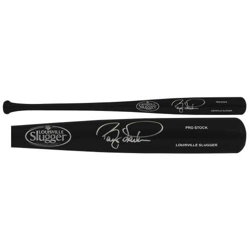 Barry Larkin Signed Louisville Slugger Pro Stock Black Baseball Bat - Image 2